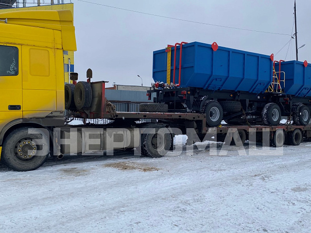 Технологическая емкость V=12 м куб. на прицепе шасси в количестве 2 единиц отгружена в г. Набережные Челны