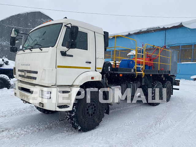 Агрегат цементировочный ЦА-320 с насосом 9Т на шасси КАМАЗ отгружен заказчику