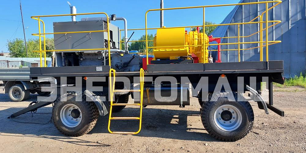 Агрегат кислотной обработки скважин АК32х50 с насосом СИН-32 на 2-осном прицепе, без емкости, отгружен в г. Уфа